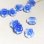 画像1: 12x14 flat flower drop "Blue" (1)