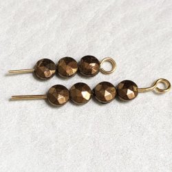 画像2: 20pcs 4mm Bronze nailhead beads