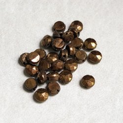 画像1: 20pcs 4mm Bronze nailhead beads