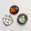 画像3: 16mm Crystal checked cabochon (3)