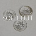 17.5mm Clear/ Silver "Riding Horse" intaglio