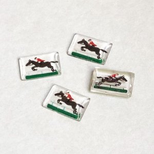 画像1: 15x10 RECT "Horse with Jokey" intaglio