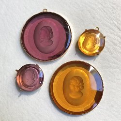 画像5: 18mm Lady intaglio cameo