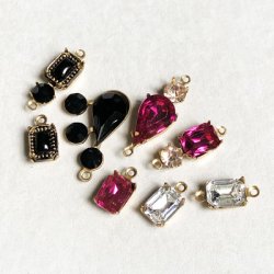 画像4: 2pcs CZECH 8x6 OCT rhinestone