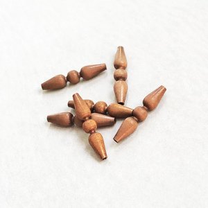 画像1: 23x5 copper unique beads