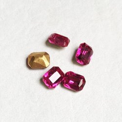 画像3: 2pcs CZECH 8x6 OCT rhinestone