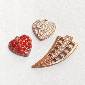 画像2: 13.5x14  heart setting charm