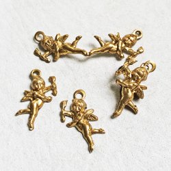 画像3: 2pcs 32x9.5 Cherub 2R connector/ charm