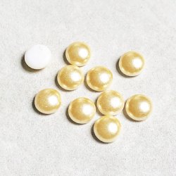 画像2: 10pcs 6mm Creamrose pearl cabochon