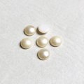 5pcs 8mm Off-WHite pearl cabochon