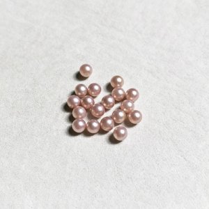画像1: 10pcs 3.5mm No-hole pearl "Lavender"