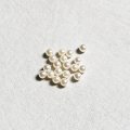 10pcs 3mm off-white No-hole pearl