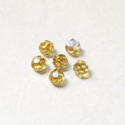 画像1: 4pcs 5mm 3/4 Corona "Light Topaz"