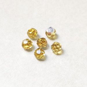 画像1: 4pcs VSW 5mm 3/4 Corona "Light Topaz"