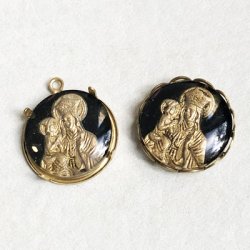 画像2: 15mm "Virgin Mary and Baby Jesus" intaglio