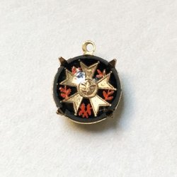 画像2: 13mm "Maltese Cross" intaglio