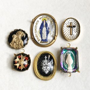 画像3: 25x18 oval "Virgin Mary" intaglio