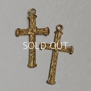 画像1: 24x43.5 floral cross charm
