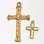 画像2: 24x43.5 floral cross charm (2)