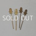 dark brass 8x40 Rose Bud Stem stamping