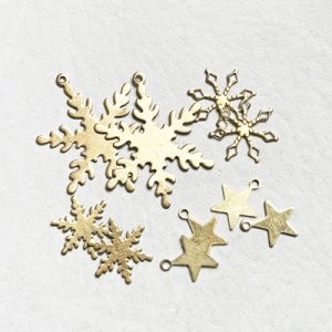 画像2: Snowflake & Star set