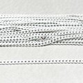 2mm White enameled chain