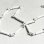 画像2: White enamel ribbed bar link chain (2)