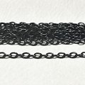 5.8x3.8 Black enameled chain