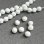 画像1: 2pcs 8mm White melon beads (1)