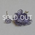 9~10mm glass flower pin "Lavender"