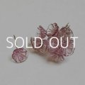 9~10mm glass flower pin "Pink"