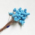 Blue Bird glass on wire pin