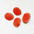 14~15x10~11 OV Orange floral cabochon