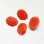 画像1: 14~15x10~11 OV Orange floral cabochon (1)