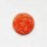 画像3: 15~15.5mm Orange floral cabochon (3)