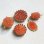 画像3: 14~15x10~11 OV Orange floral cabochon (3)
