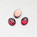 10x8 Ladybug cabochon