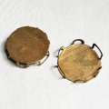 aged brass 26mm scallop FB setting
