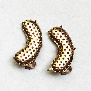 画像2: 26x9 gilt screen clip earring finding