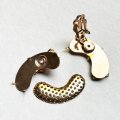26x9 gilt screen clip earring finding