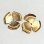 画像2: brass 35mm 3-petal textured flower (2)