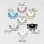 画像2: 2pcs 15x10 enameled stackable charm (2)