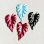 画像5: 37.5x23 enameled leaf