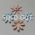 28mm 8-petal enameled flower