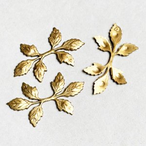 画像1: 32x18 leaf spray stamping