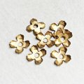 2pcs 12mm 4-petal cup flower