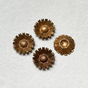 画像1: 14.5mm daisy stamping