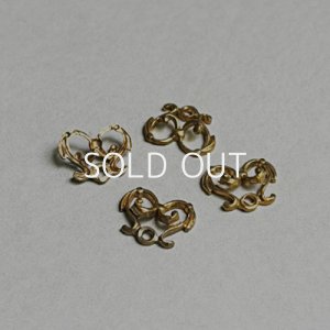 画像1: 2pcs 12x10 Victorian Heart 1R filigree