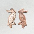 39x17 Cockatoo pendant charm