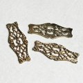 14x35 brass Deco filigree